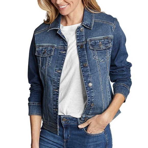 eddie bauer jean jacket